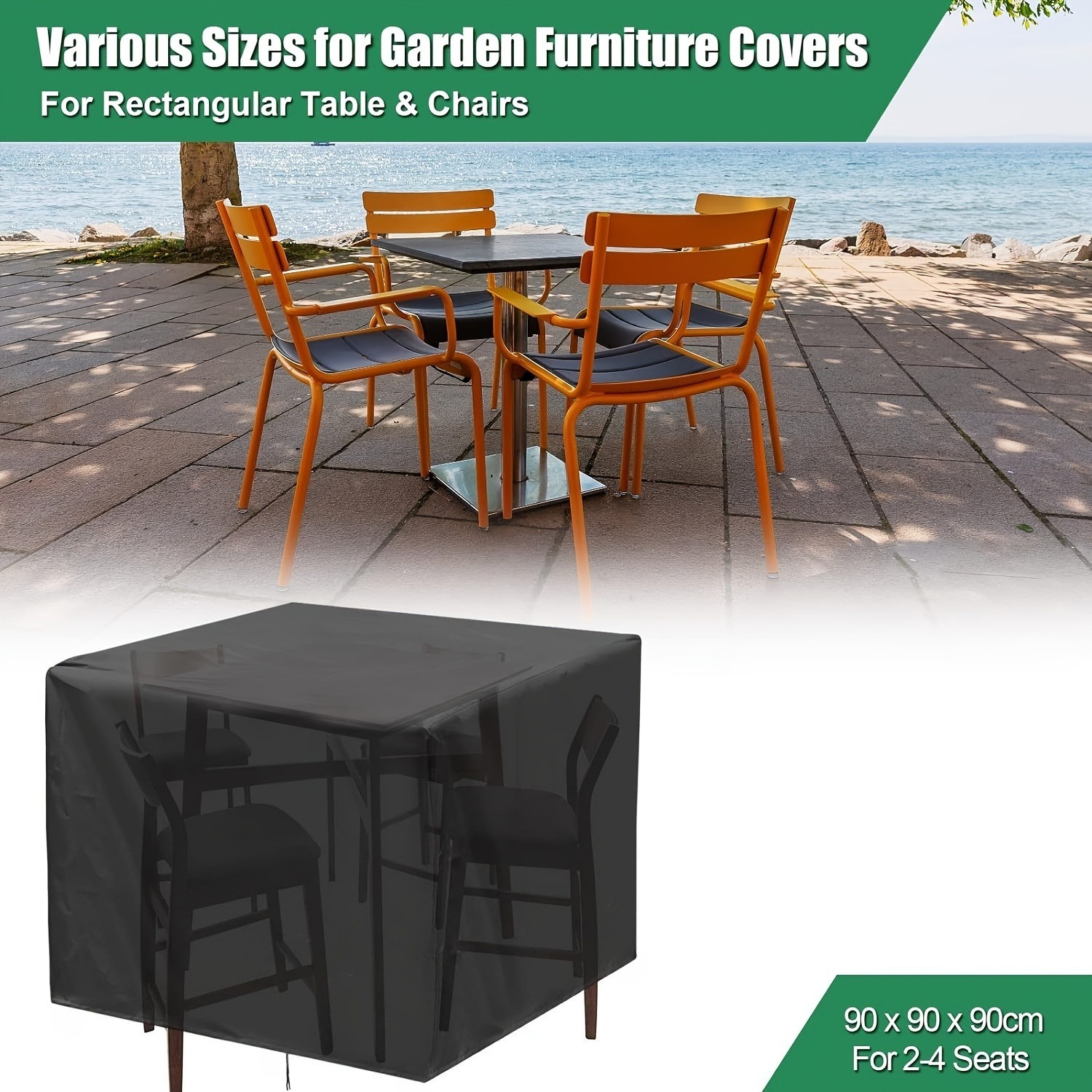 Outdoor Furniture Patio - Heavy-Duty 210D Outdoor Garden Furniture Cover