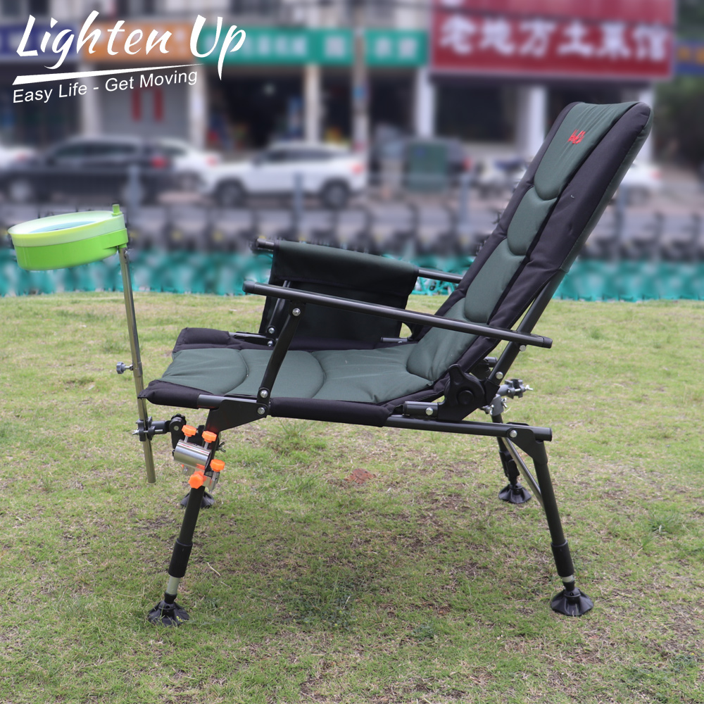 Outdoor Furniture Black - Portable Folding Outdoor Camping Stool Chair