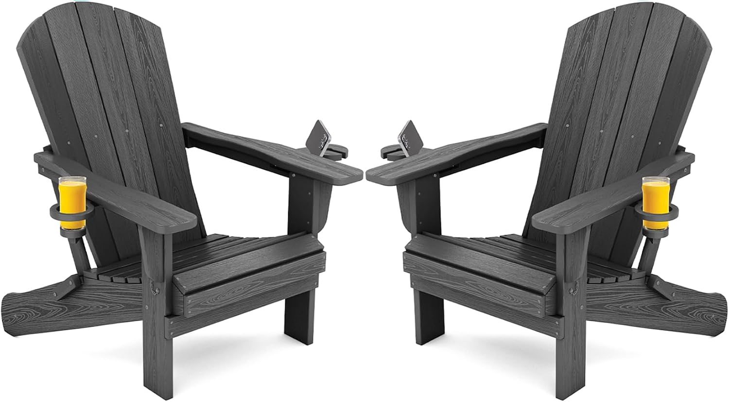 Outdoor Furniture Set With Fire Pit - Outdoor Folding Chairs Set Of Two,