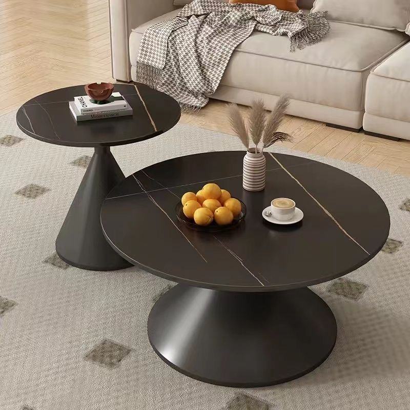 Outdoor Furniture Easy To Clean - Modern Oval Travertine Coffee Table with