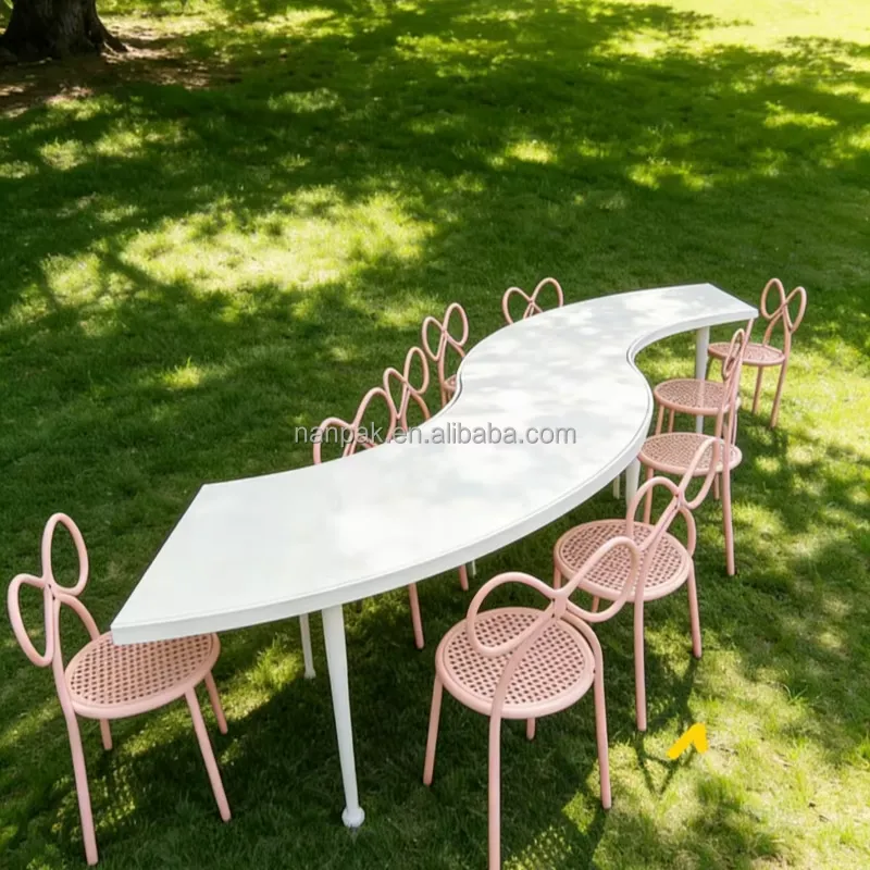 S Type Wooden Magic Table 2 in - Outdoor Furniture Types ulasan dan harga