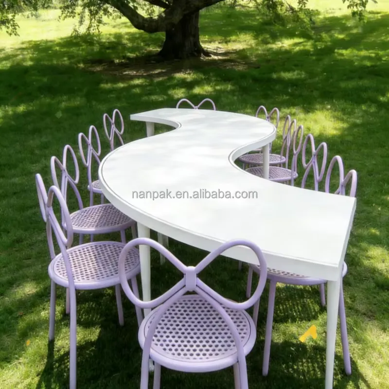 S Type Wooden Magic Table 2 in - Outdoor Furniture Types ulasan dan harga
