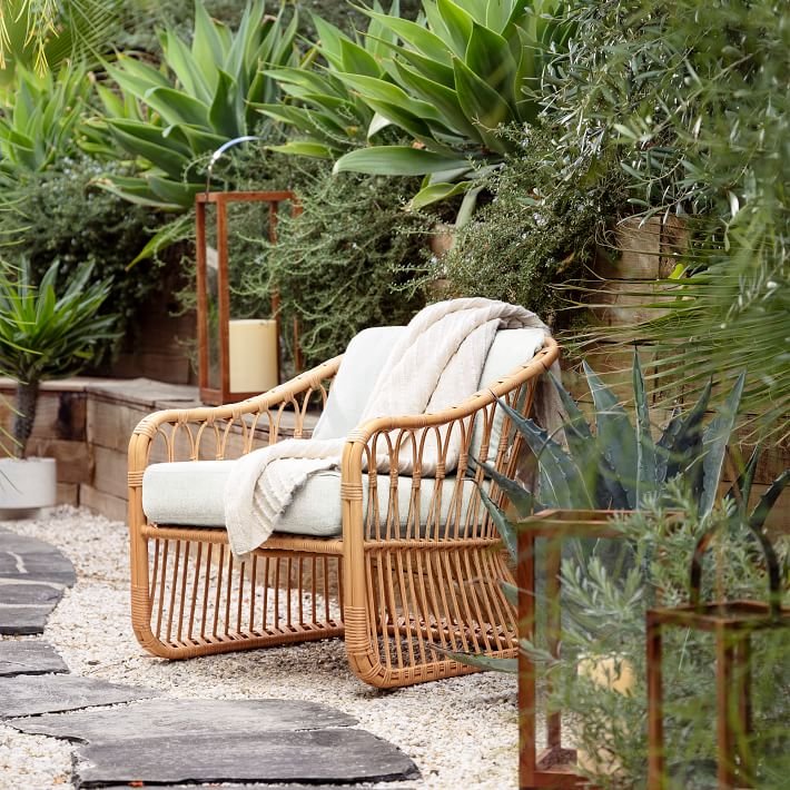 Rattan Lounge Chair Sofa Singl - Outdoor Furniture Lounge Chair ulasan dan harga