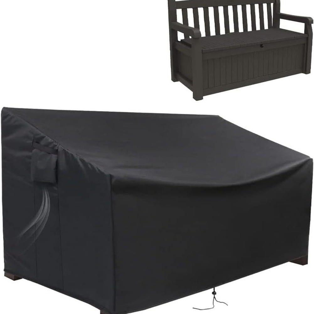 Heavy-Duty Patio Sofa Cover Wa - Outdoor Furniture Black ulasan dan harga