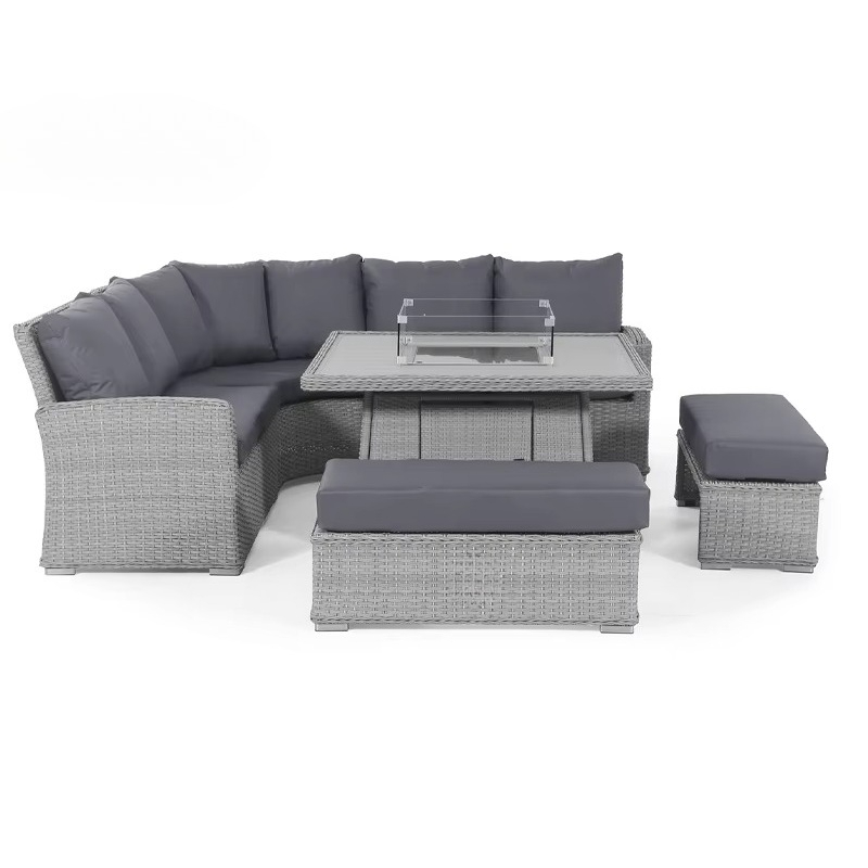 Garden Patio Sofa Set Waterpro - Outdoor Furniture Set With Fire Pit ulasan dan harga