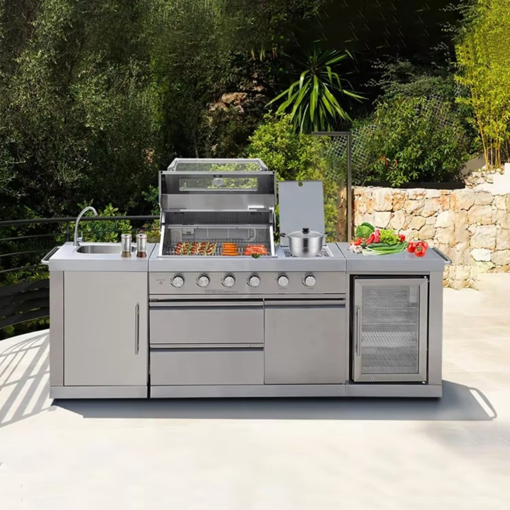Outdoor Kitchen with Roof Cove - Outdoor Furniture Kitchener ulasan dan harga