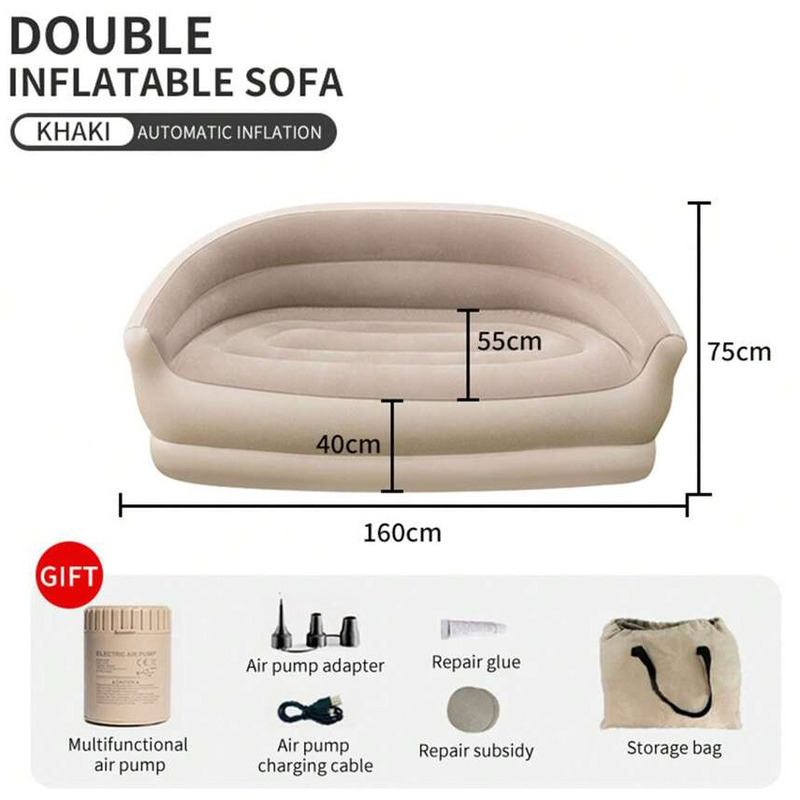 Automatic Inflatable Sofa Outd - Outdoor Furniture Lounge Chair ulasan dan harga
