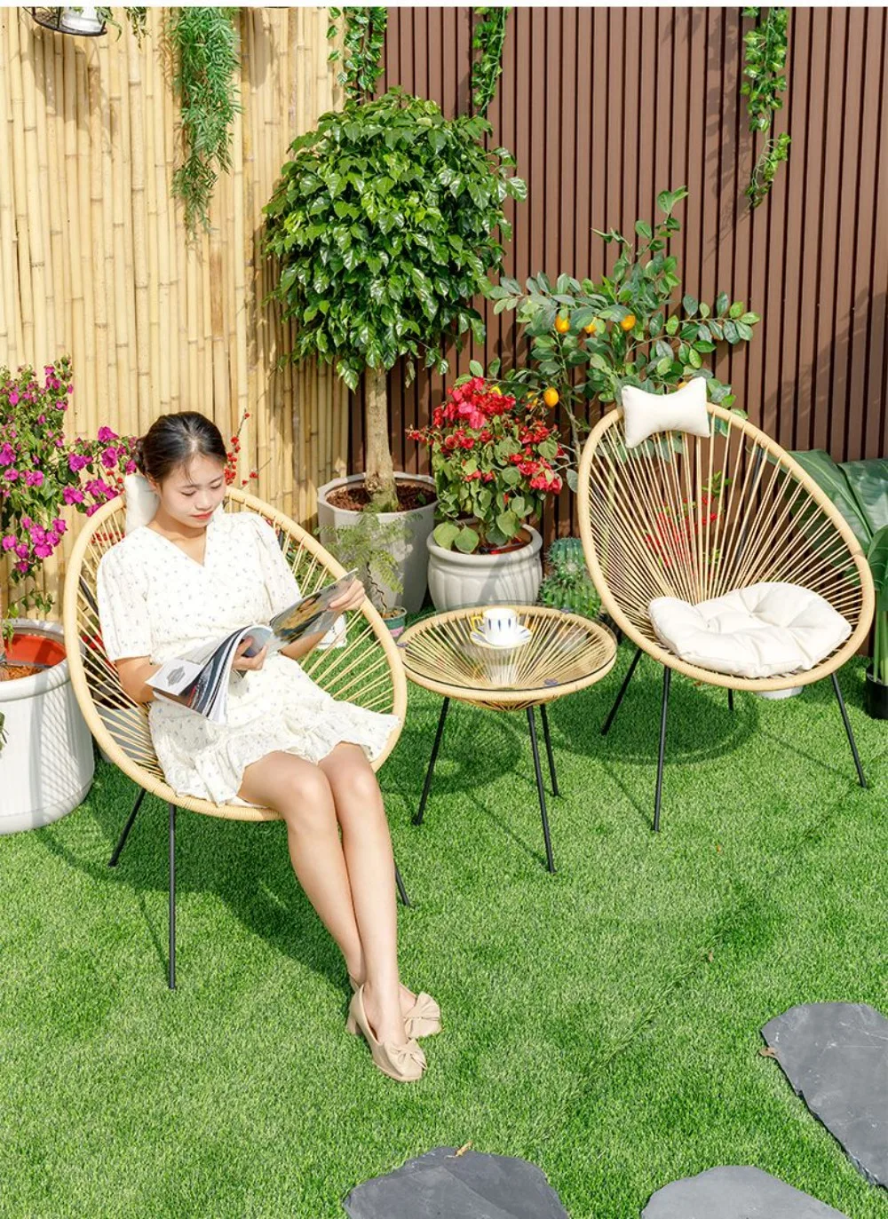 Nordic Dining Chairs for Kitch - Outdoor Furniture Kitchener ulasan dan harga