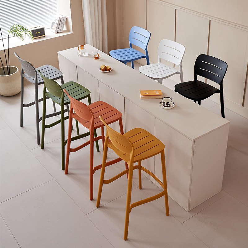 Modern Stackable Bar Stool, Li - Outdoor Furniture Kitchener ulasan dan harga
