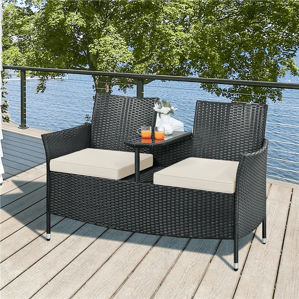 Premium Outdoor Double Chair 2 - Outdoor Furniture Easy To Clean ulasan dan harga