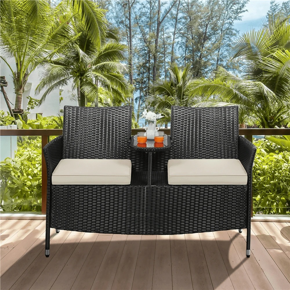 Premium Outdoor Double Chair 2 - Outdoor Furniture Easy To Clean ulasan dan harga