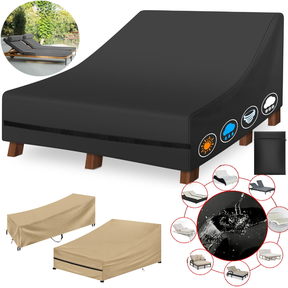Waterproof Double/Single Wide  - Outdoor Furniture Lounge Chair ulasan dan harga
