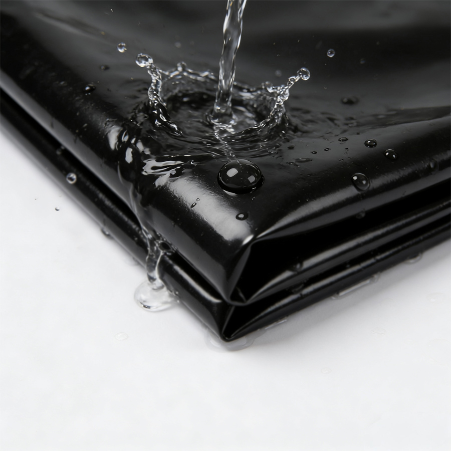 Durable Pure Black PVC Waterpr - Outdoor Furniture Black ulasan dan harga