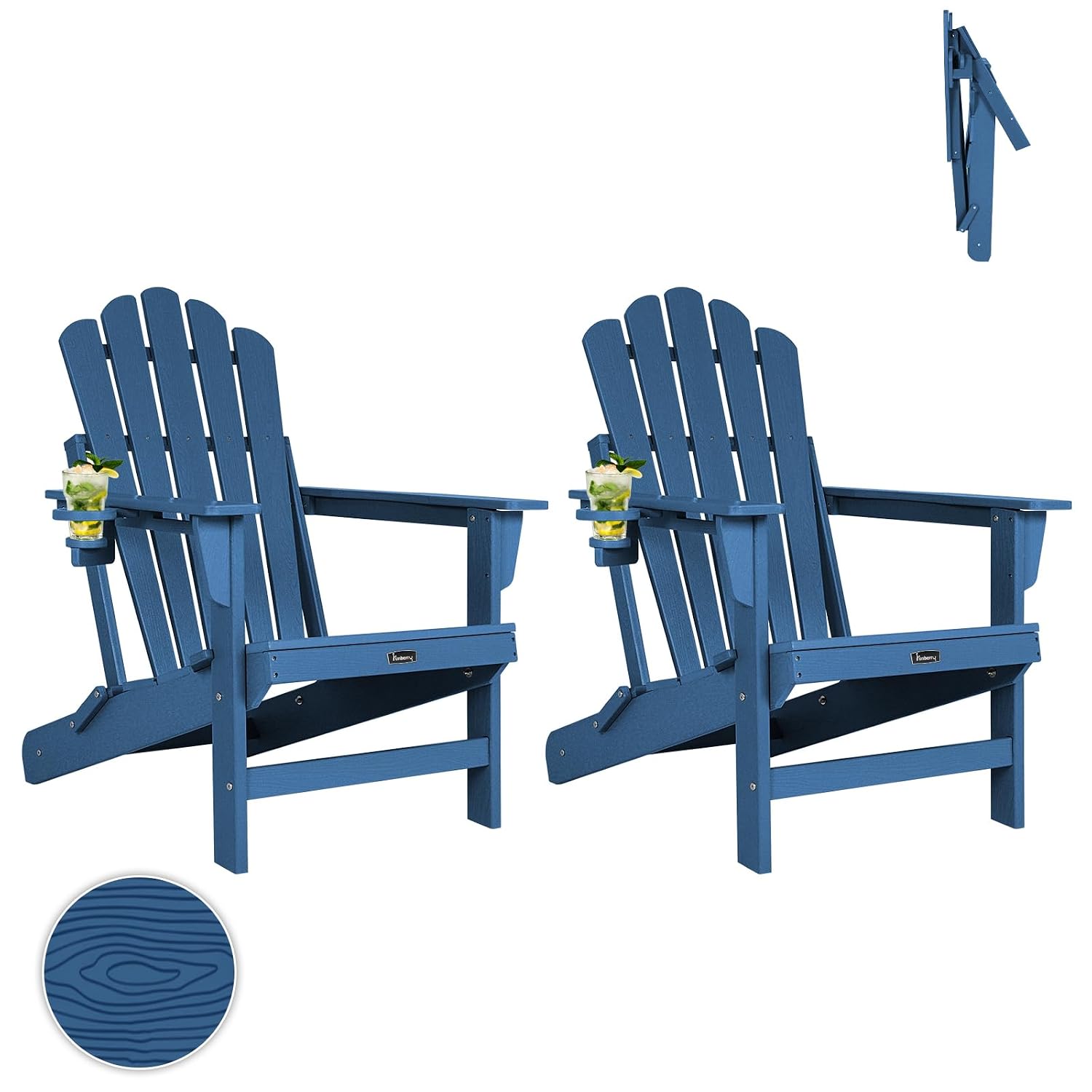 Oversized Folding Adirondack C - Outdoor Furniture Easy To Clean ulasan dan harga