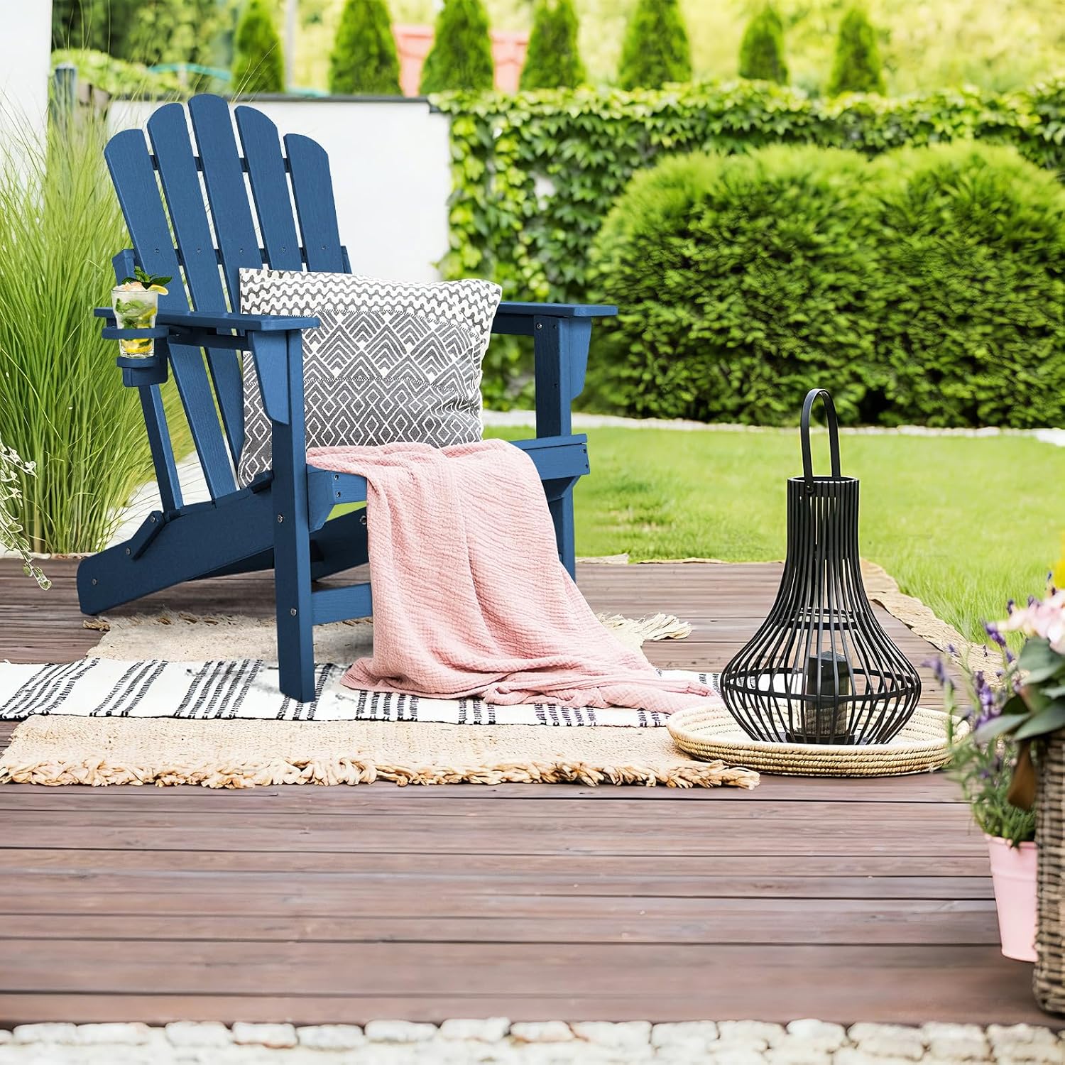 Oversized Folding Adirondack C - Outdoor Furniture Easy To Clean ulasan dan harga