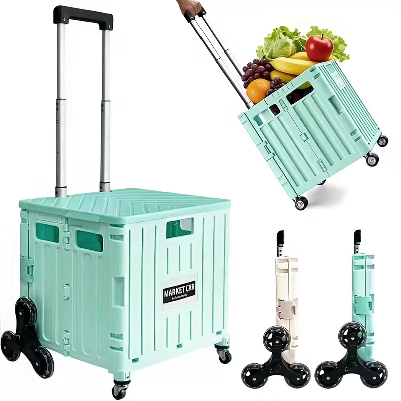 Portable Shopping Trolley,Offi - Outdoor Furniture Shop ulasan dan harga