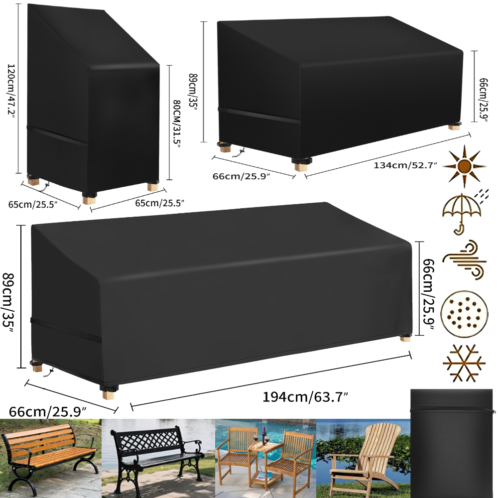 Waterproof Patio Chair Dust Co - Outdoor Furniture Lounge Chair ulasan dan harga