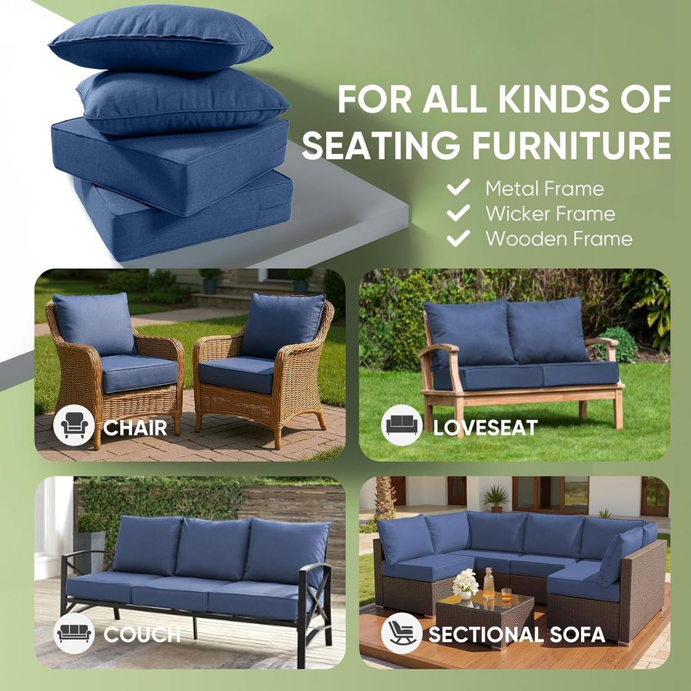 Outdoor Furniture Cushions, 6  - Outdoor Furniture Patio ulasan dan harga
