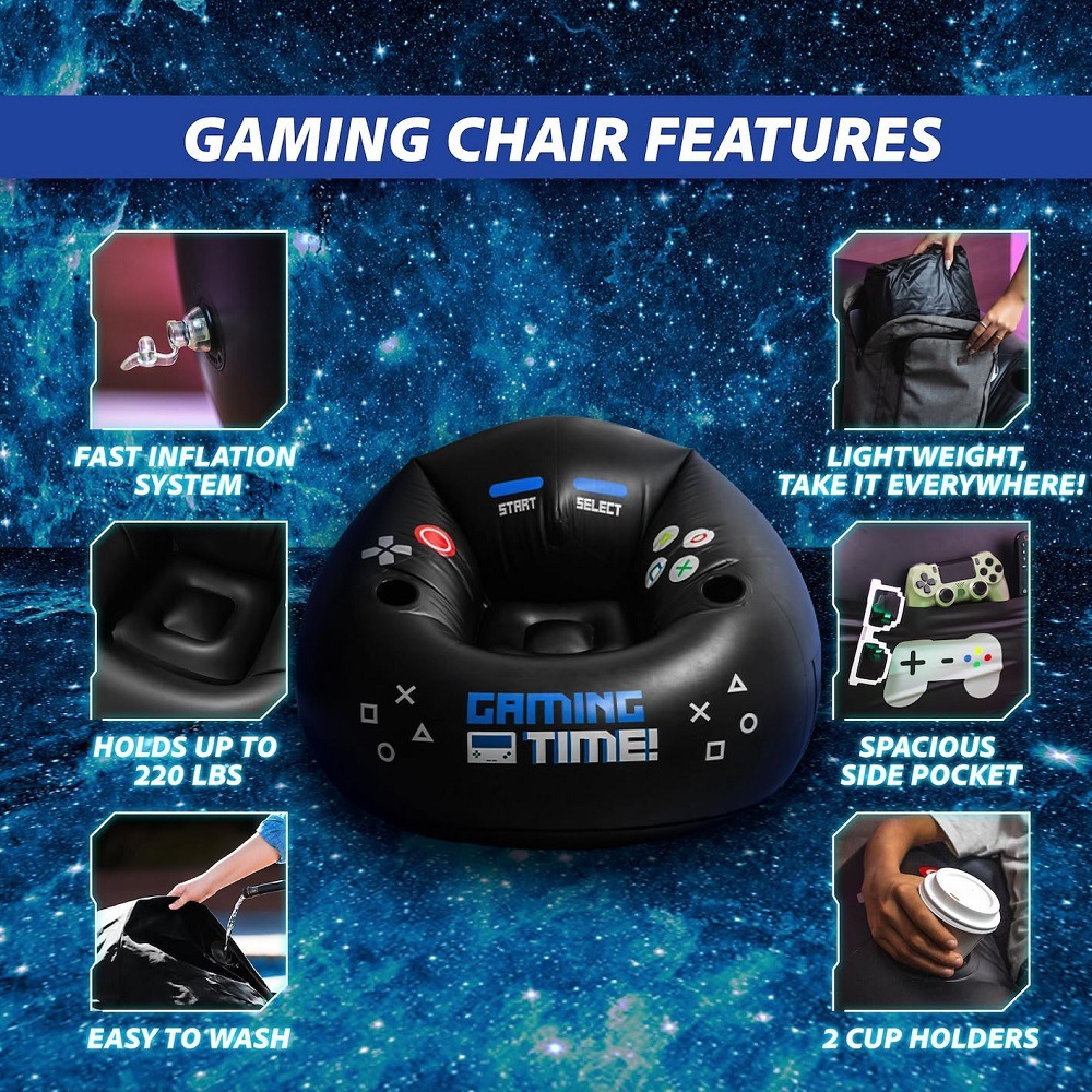 Creative Esports Gaming chair  - Outdoor Furniture Black ulasan dan harga